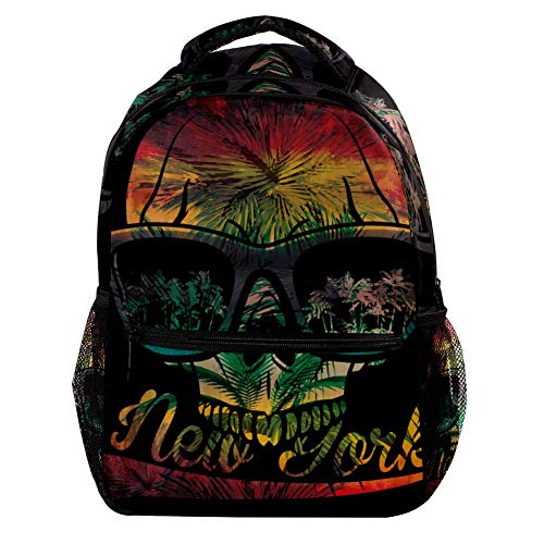 Modischer Laptop-Rucksack für Herren und Damen, schöne Aquarell-Skizze, Illustration, Reise-Schulter-Rucksack, Wandertasche, Rucksack, Büchertasche für Studenten, Mehrfarbig 1, Einheitsgröße, Casual von Josidd