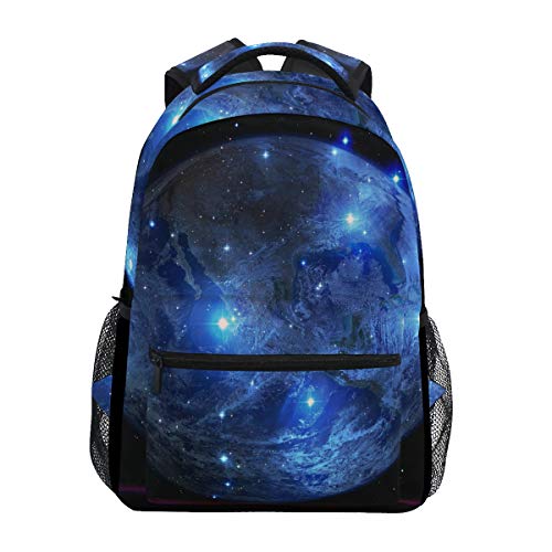 Modischer Laptop-Rucksack für Männer und Frauen, rote Galaxie, Reise-Schulter-Rucksack, Wandertasche, Rucksack, Büchertasche für Studenten, Mehrfarbig 4, Einheitsgröße, Casual von Josidd