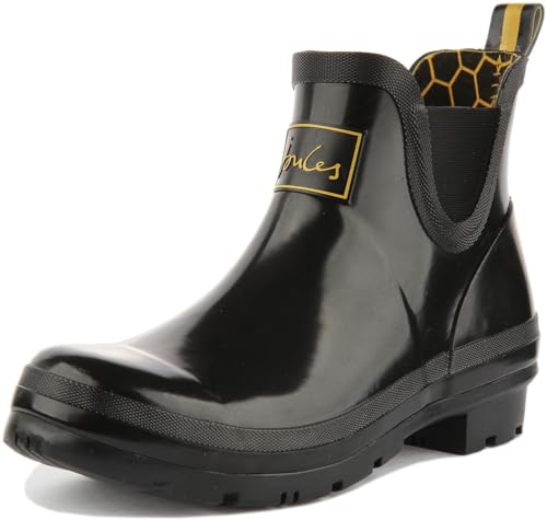 Joules Damen Wellibob Gummistiefel, Gold Bee, 37 EU von Joules