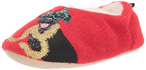 Joules Jnr Slippet Hausschuh, Christmas Dog, X-Small von Joules