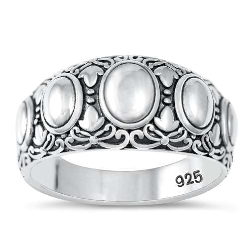Sterling Silber Bali Herren Ring LTDKLRP145296-90 von Joyara