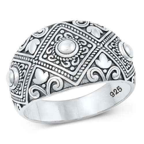 Sterling Silber Herren Ring LTDKLRP145295-100 von Joyara