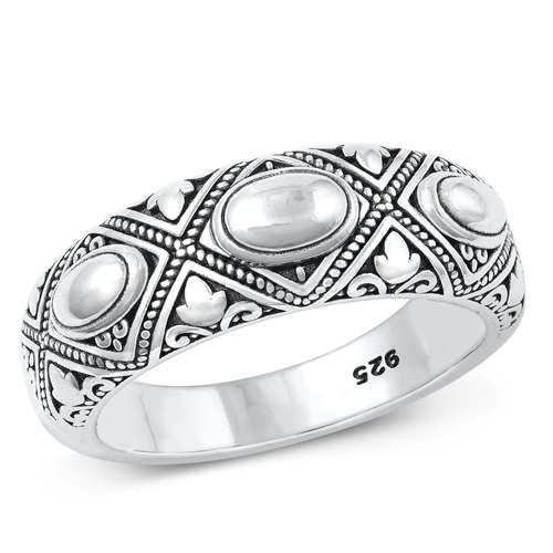 Sterling Silber Herren Ring LTDKLRP145297-70 von Joyara