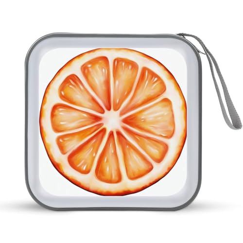 Jubonexis CD-Hülle, DVD-Aufbewahrungsbox, tragbar, Aquarell-Orange Jubonexis CD-Hülle, DVD-Aufbewahrungsbox, tragbar, Aquarell-Orange von Jubonexis