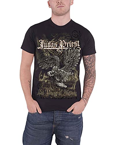 Judas Priest Herren Sad Wings T-Shirt, Schwarz, S von Judas Priest