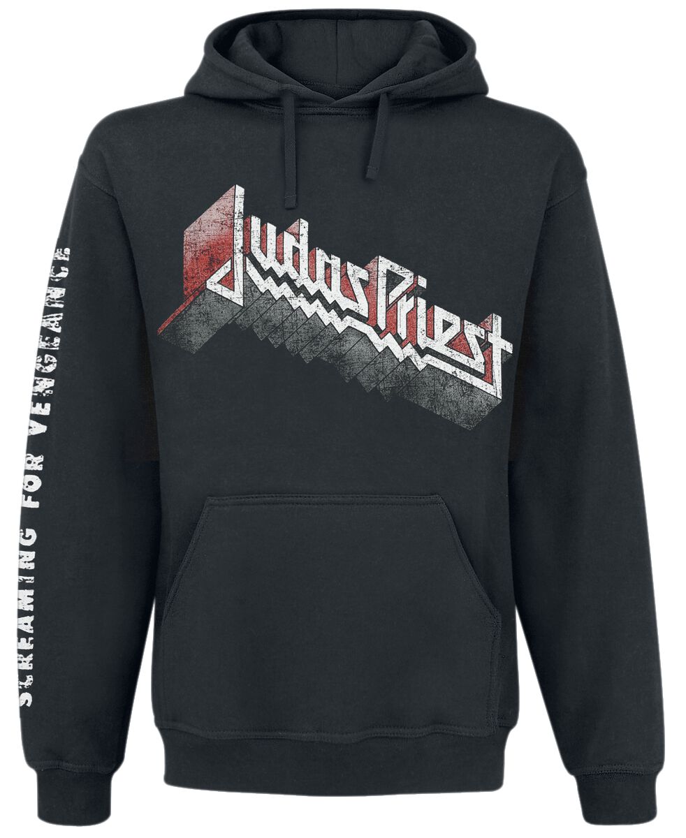 Judas Priest Kapuzenpullover - Screaming For Vengeance - S - für Männer - Größe S - schwarz  - Lizenziertes Merchandise! von Judas Priest