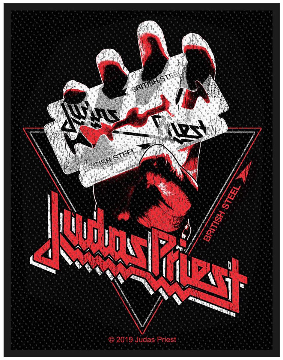 Judas Priest Patch - British Steel Vintage - multicolor  - Lizenziertes Merchandise! von Judas Priest