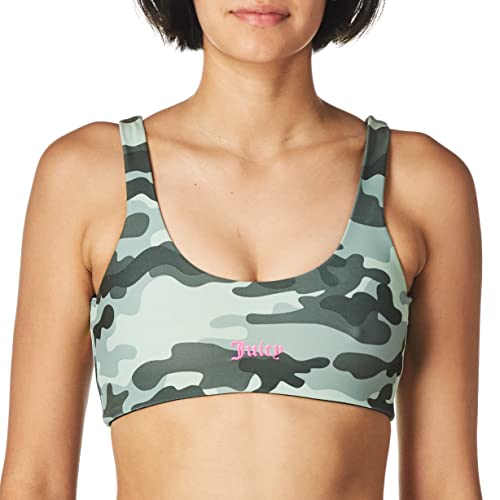 Juicy Couture Damen Infinity Edge Removable Cup Bra Sport-BH, Wilderness Combo, Large von Juicy Couture