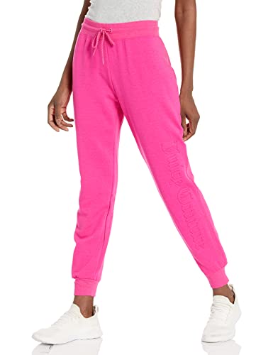 Juicy Couture Damen Jogginghose mit Kult-Logo Trainingshose, Hyper Pink, X-Groß von Juicy Couture
