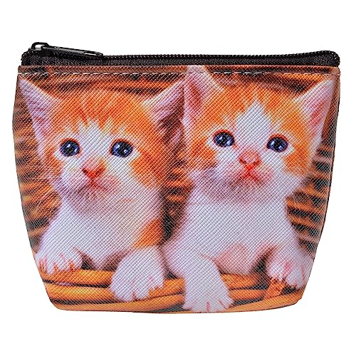 Juleeze Brieftasche 10x8 cm Braun Synthetisch Katze von Juleeze