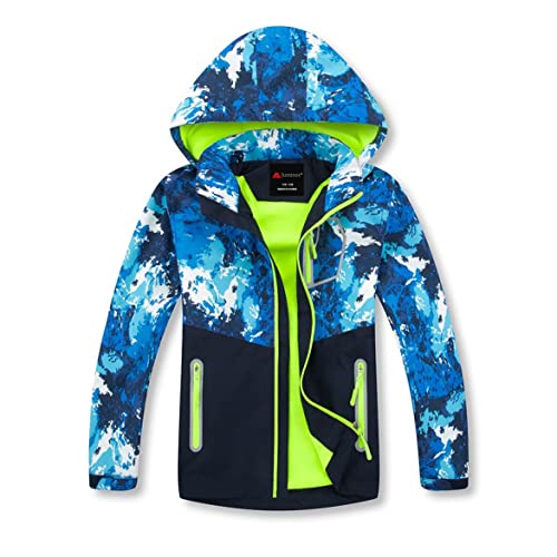 Kinder Windjacke Jacke Übergangsjacke Outdoorjacke Freizeitjacke Blau 146/152 von Juminox