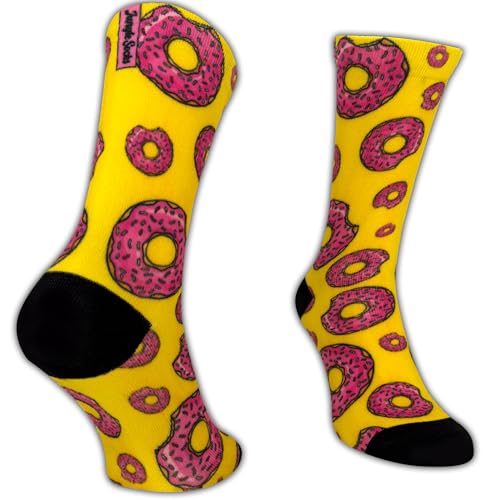 Jungle Socks Lustige Bunte Lange Sportsocken für Männer und Frauen für CrossFit, Radfahren, Straße, Wandern, Laufen, Fitnessstudio - Lange Radsocken, MTB, Radsocken, Rennrad. EU 35-38 Jungle Socks Lustige Bunte Lange Sportsocken für Männer und Frauen für CrossFit, Radfahren, Straße, Wandern, Laufen, Fitnessstudio - Lange Radsocken, MTB, Radsocken, Rennrad. EU 35-38 von Jungle Socks