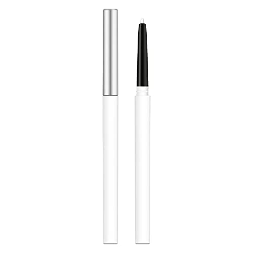 Gelstift Liegender Seidenraupen-Stift Bunter nicht leicht schwindliger -Klebestift Farbiger -Klebestift Sehr dünner schwarzer Spiegel Mit Licht (White, One Size) von Junhasgood