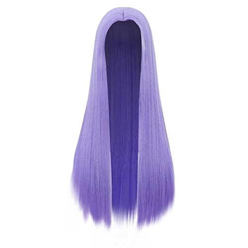 Perücke Lace Perücke Faserwelle Cosplay Perücke Perücke Naturschwarz 12 Front Hair Lace Front Female Short Straight Perücke Haarspange Herren (B, One Size) von Junhasgood