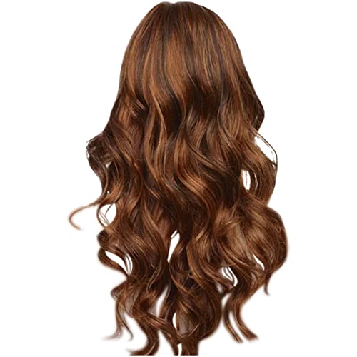 Sexy Kostüm Damen Karneval Roll Damen kurzes lockiges Haar gemischt mit goldenem Stirnband geeignet für Damenperücken blonde Perücke Perücke Schwarz Herren Kurz (Black, One Size) von Junhasgood