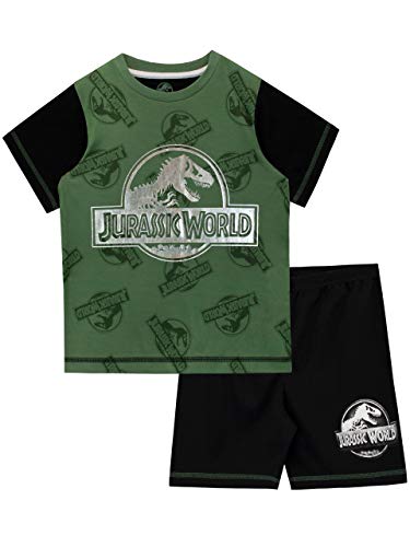 Jurassic World Jungen Dinosaurier Schlafanzug Schwarz 122 von Jurassic World