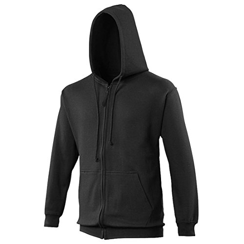 JH050 Zoodie Kapuzensweatshirt 4XL,Jet Black von Just Hoods