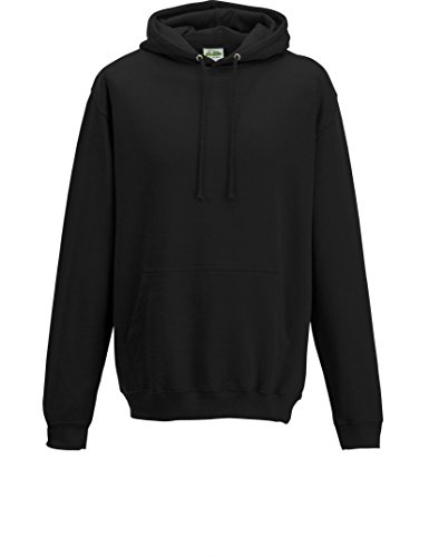 Just Hoods College Hoodie, Jet Black, 3XL von Just Hoods