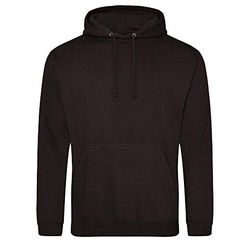 Just Hoods - Unisex College Hoodie/Jet Black, L von Just Hoods