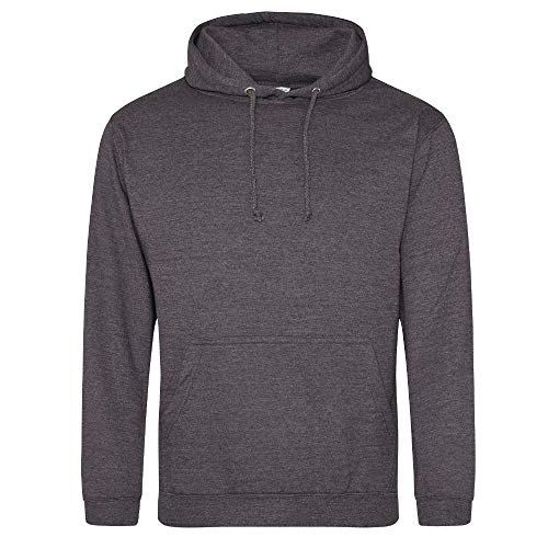 Just Hoods - Unisex College Hoodie/Charcoal, XXL von Just Hoods