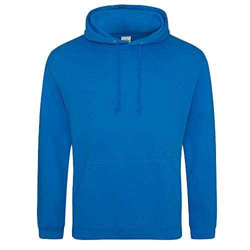 Just Hoods - Unisex College Hoodie/Sapphire Blue, L Just Hoods - Unisex College Hoodie/Sapphire Blue, L von Just Hoods