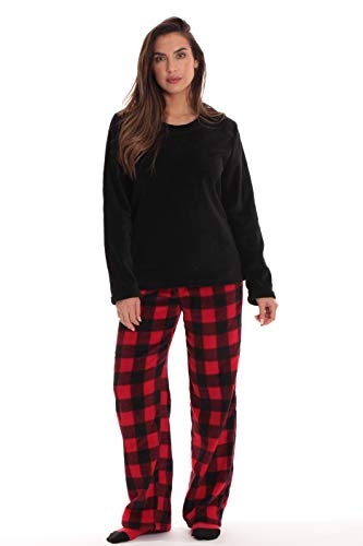 Just Love Ultraweiches Damen-Pyjama-Set – Nachthemd mit passenden Socken - - Small von Just Love