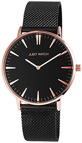 JUST WATCH Damen Uhr Edelstahlarmband 23, cm lang Japanisches Quarzwerk Armbanduhr Geschenkidee zum Geburtstag für Frauen von JUST WATCH