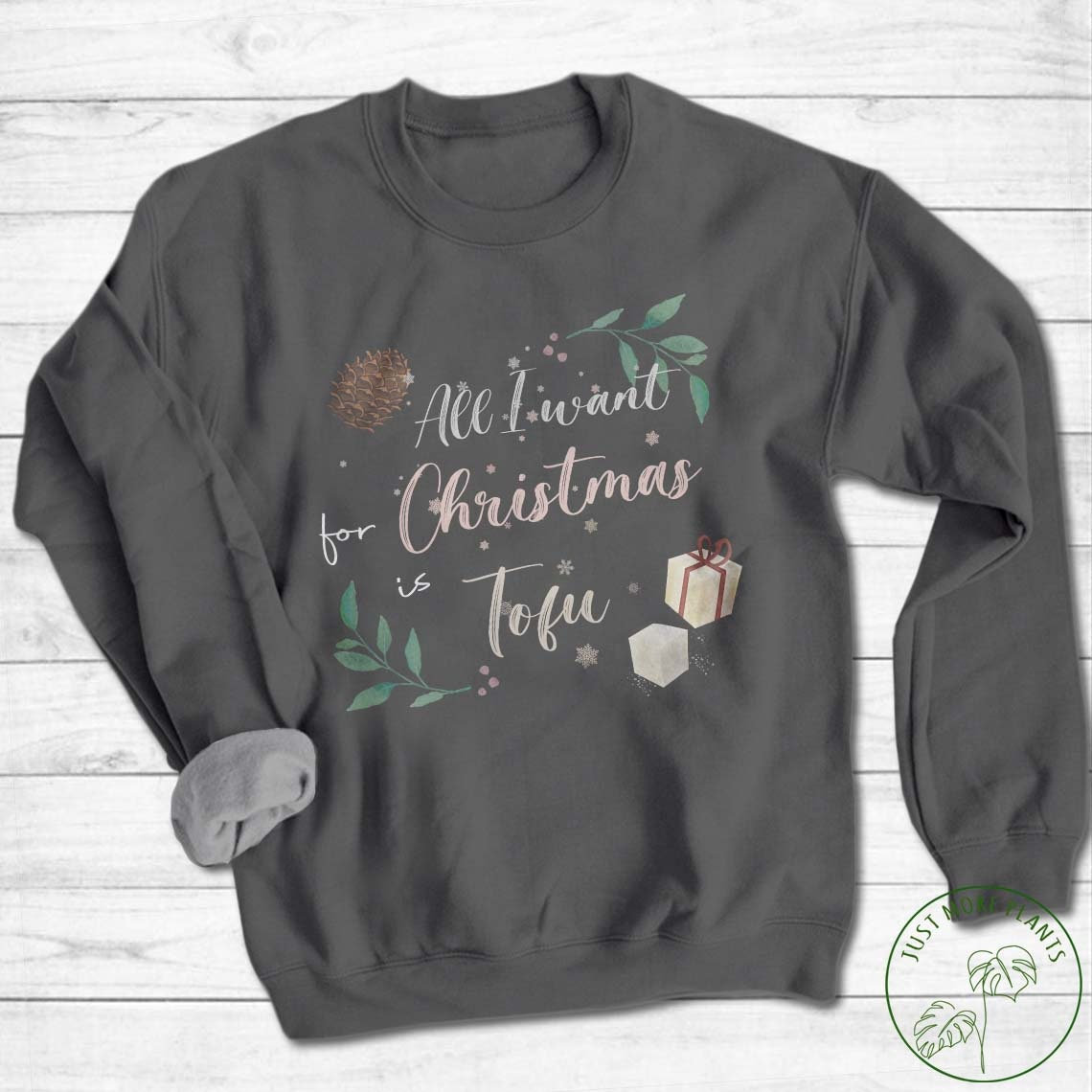 Veganes Sweatshirt, All I Want For Christmas Is Tofu Geschenk, Geschenk Für Frauen, Geburtstagsgeschenk, Lustiges Vegan Veganes Sweatshirt, All I Want For Christmas Is Tofu Geschenk, Geschenk Für Frauen, Geburtstagsgeschenk, Lustiges Vegan von JustMorePlants