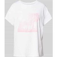 Juvia T-Shirt mit Motiv-Print in Weiss, Größe L von Juvia