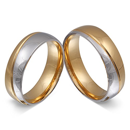 Juwelier Schönschmied - Unisex Partnerringe Eheringe Freundschaftsringe Hochzeitsringe Femar Edelstahl 58-66 168HHac - Kostenlose Wunschgravur mit AMAZON KONFIGURATOR online gestalten! von Juwelier Schönschmied