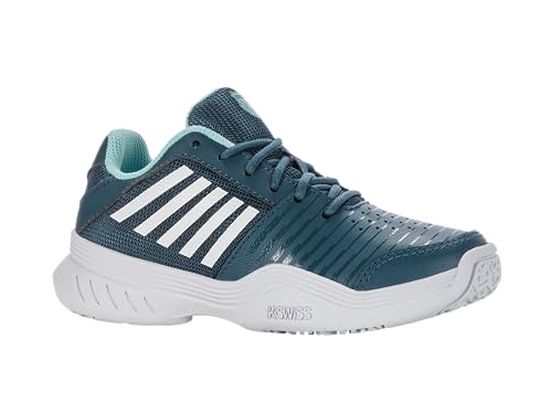 K-Swiss Performance Court Express Omni Tennis Shoe, Indian Teal/White/Aqua Splash, 31 EU von K-Swiss Performance