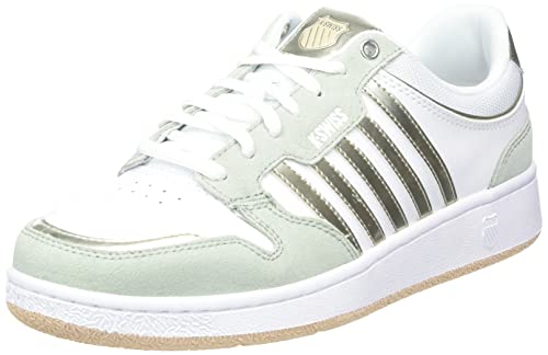 K-Swiss Damen City Court Sneaker, WT/FRSTYGN/CHPGN/Gum, 37.5 EU von K-Swiss