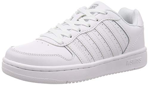 K-Swiss Damen Court Palisades Sneaker, White/Gray, 42 EU von K-Swiss