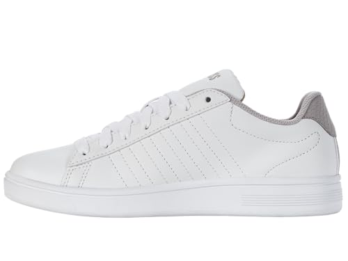 K-Swiss Damen Court Sneaker, White/Ashes of Roses/Cornstalk, 42 EU von K-Swiss