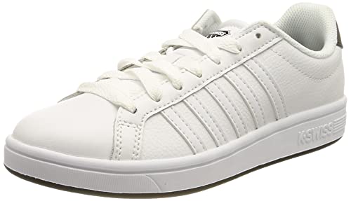 K-Swiss Damen Court TIEBREAK Sneaker, White/Gold Panther, 37.5 EU von K-Swiss