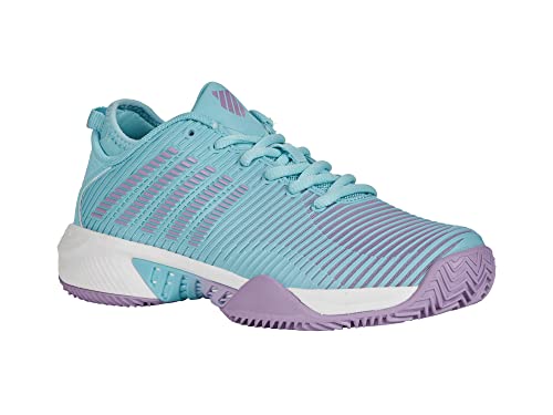 K-Swiss Damen Hypercourt Supreme Sport Shoe, Blau/Weiß, 39.5 EU von K-Swiss