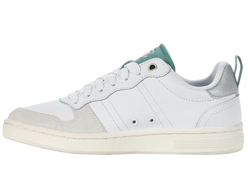 K-Swiss Damen Lozan Sneaker, White/Beryl Green/Starwhite/Silver, 42 EU von K-Swiss