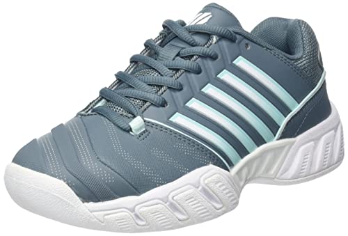 K-Swiss Damen Bigshot Light 4 Carpet Tennisschuh, Stormy Weather/White/ICY Morn, 39 EU von K-Swiss