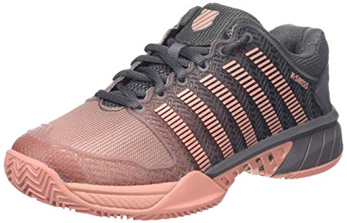 K-Swiss Performance Damen Hypercourt Express HB Tennisschuhe, Pink (Plum Kitten/Coral Almond 093-M), 37 EU von K-Swiss