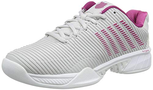 K-Swiss Performance Damen KS TFW Hypercourt EXP 2 CRPT-NMBSCLD/CACTSFLWR/WHT Tennisschuh, Nimbus Cloud/Cactus Flower/White, 41.5 EU von K-Swiss