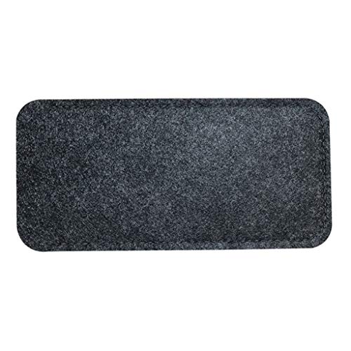 KADSXIYA Brillenetui aus weichem Filz für Sonnenbrillen, Brillenetui, Organizer-Tasche, grau dunkel KADSXIYA Brillenetui aus weichem Filz für Sonnenbrillen, Brillenetui, Organizer-Tasche, grau dunkel von KADSXIYA