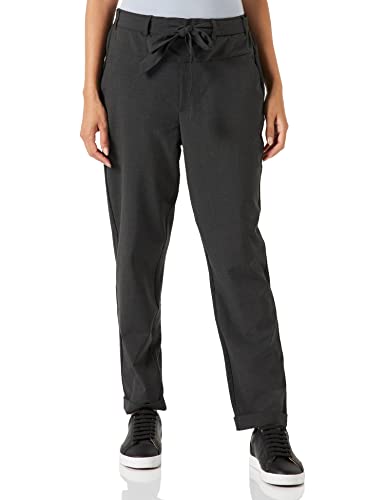 KAFFE CURVE Pants Suiting KCjia Damen Hose Casual Anzughose Große Größen Dark Grey Melange 52 von KAFFE CURVE