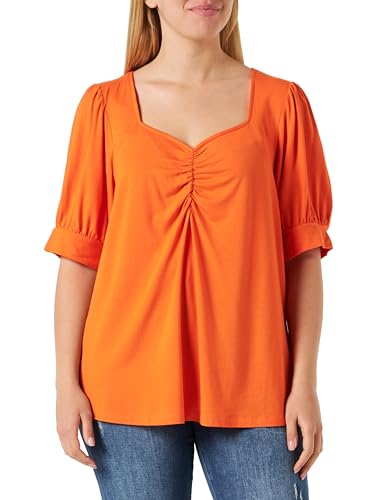 Kaffe Curve Damen KCsissy Blouse t Shirt, Vermillion Orange, L Größen Kaffe Curve Damen KCsissy Blouse t Shirt, Vermillion Orange, L Größen von KAFFE CURVE