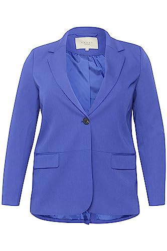Kaffe Curve Damen Plus-Size Women's Long Sleeves Single Button Front Pockets Blazer, Clematis Blue, 46 Größen Kaffe Curve Damen Plus-Size Women's Long Sleeves Single Button Front Pockets Blazer, Clematis Blue, 46 Größen von KAFFE CURVE