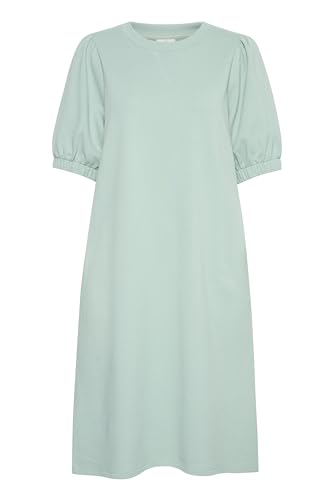 KAFFE Damen Casual Half Sleeve Rundhals Knielänge Taschen Kleid, Granitgrün, Small KAFFE Damen Casual Half Sleeve Rundhals Knielänge Taschen Kleid, Granitgrün, Small von KAFFE