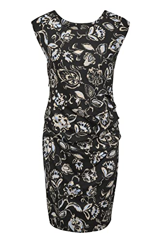 KAFFE Damen Kairma India Casual Dress, Black/Windsurfer/Gray Print, X-Large KAFFE Damen Kairma India Casual Dress, Black/Windsurfer/Gray Print, X-Large von KAFFE