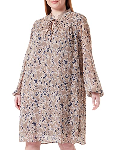 KAFFE Damen Kaninna Shirt Casual Dress, Schwarz/Sand Letter Print, 38 KAFFE Damen Kaninna Shirt Casual Dress, Schwarz/Sand Letter Print, 38 von KAFFE
