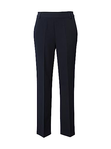 KAFFE Damen Kasakura Hw Casual Pants, Midnight Marine, 34 von KAFFE