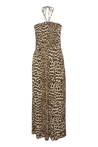 KAFFE Damen Maxikleid Strapless Smock Top Tie Neck A-Linie Skirt Printed Kleid, Classic Leopard, 38 KAFFE Damen Maxikleid Strapless Smock Top Tie Neck A-Linie Skirt Printed Kleid, Classic Leopard, 38 von KAFFE