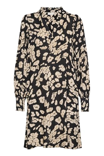 KAFFE Kleid KAbeathe Black/Sand Leo Print 38 KAFFE Kleid KAbeathe Black/Sand Leo Print 38 von KAFFE